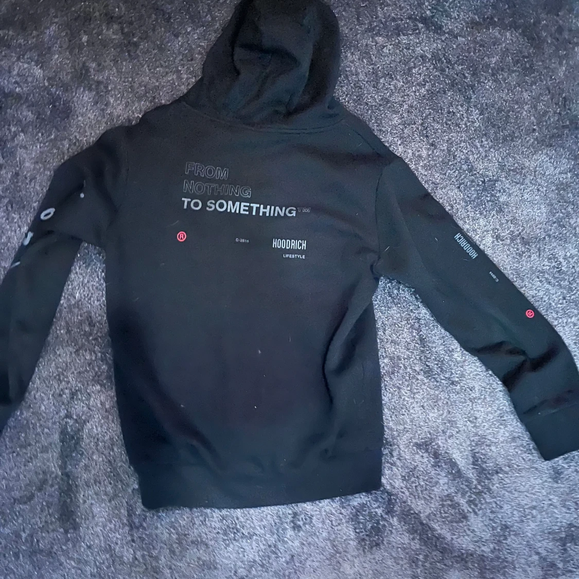 Hoodrich hoodie grå/svart - 90