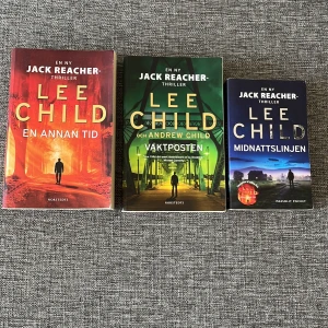 Jack Reacher böcker - 3 stycken väldigt bra böcker💞 30 kr/ styck Köp alla för 60 kr