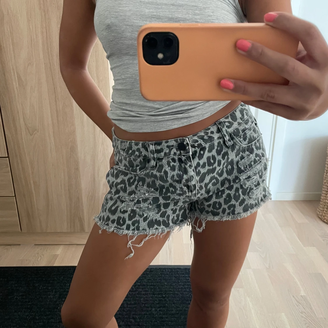 Leopard shorts