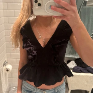 Blus - Svart blus från hm