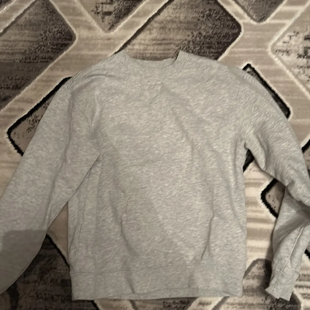 Grå sweatshirt i storlek XS. Väldigt bra skick och endast använd få tal gånger. Köpt för 250. Tröjor & Koftor.