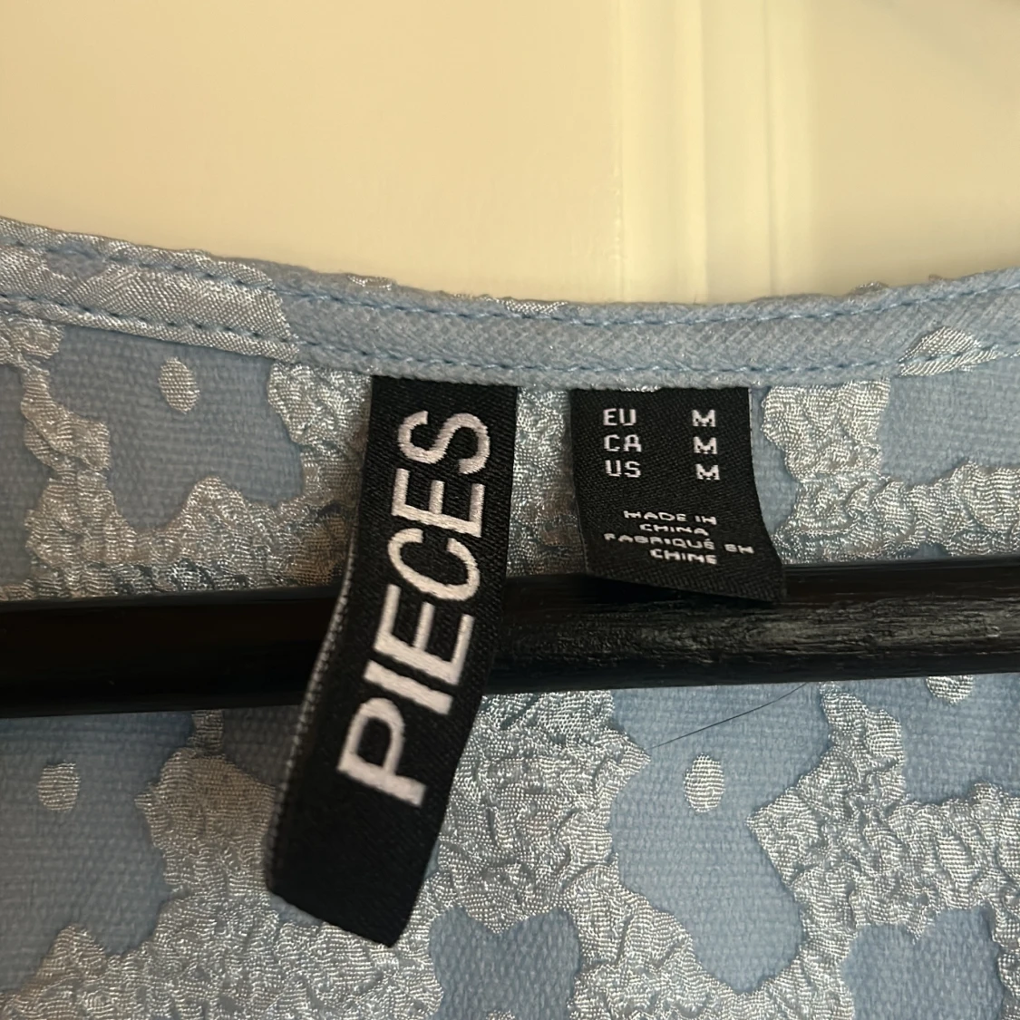 Blå omlottklänning - 90