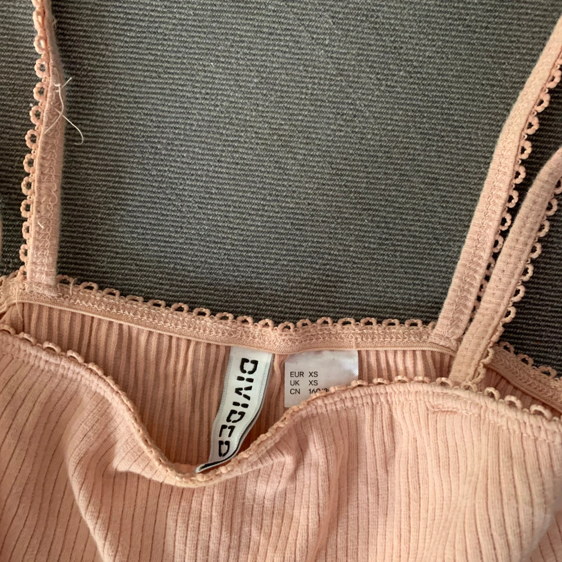 Persikofärgad topp - 90