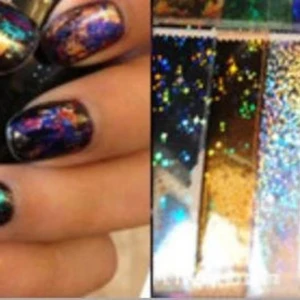 Färgglada Glitter Nagel Klistermärken  - Finns fler kvar  25kr/st 