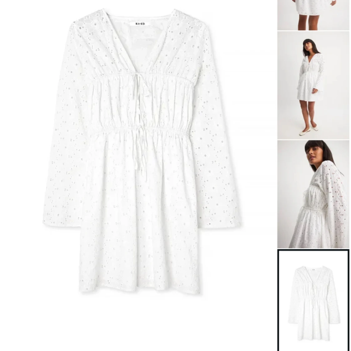 Nakd vit klänning  - 90