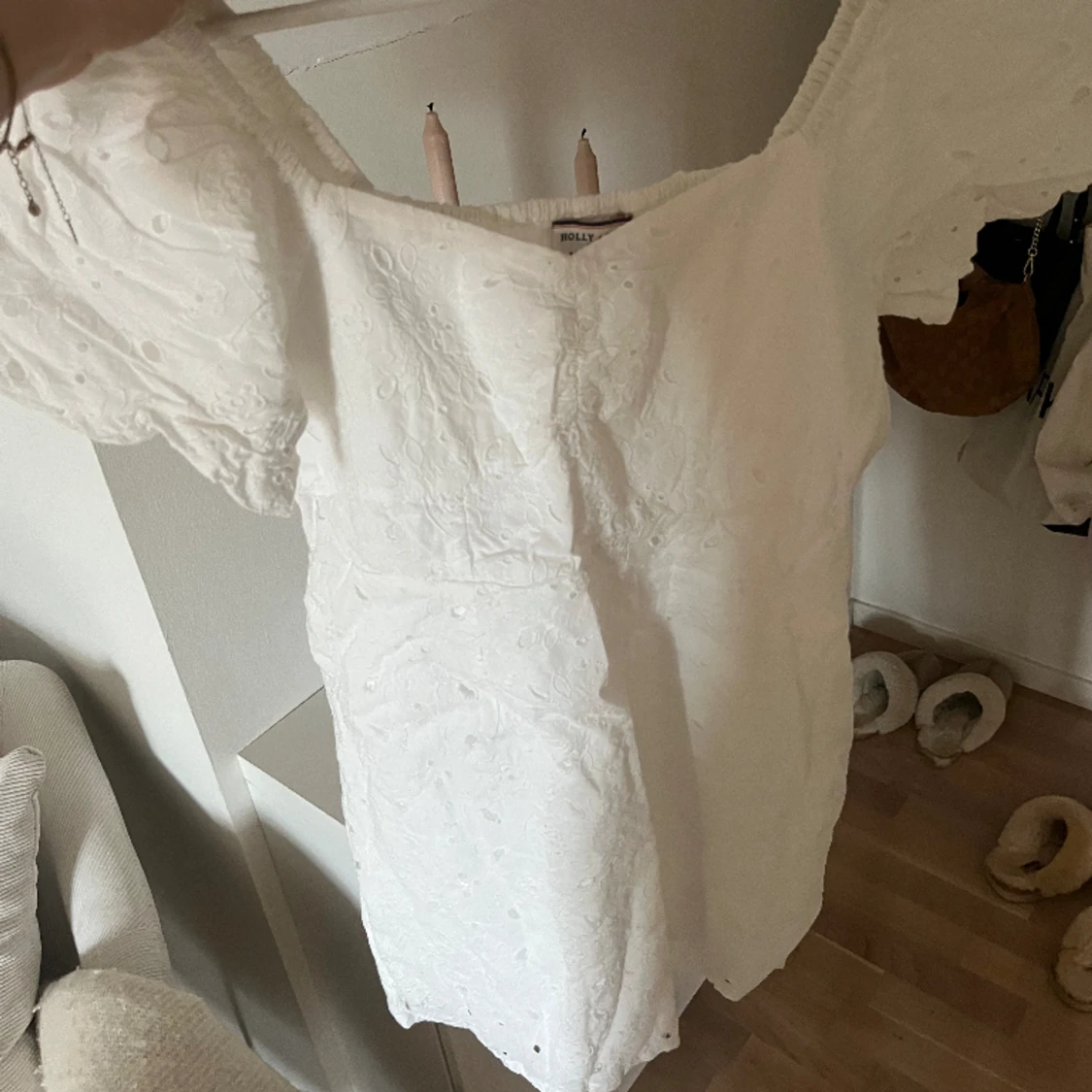 Vit klänning  - 90