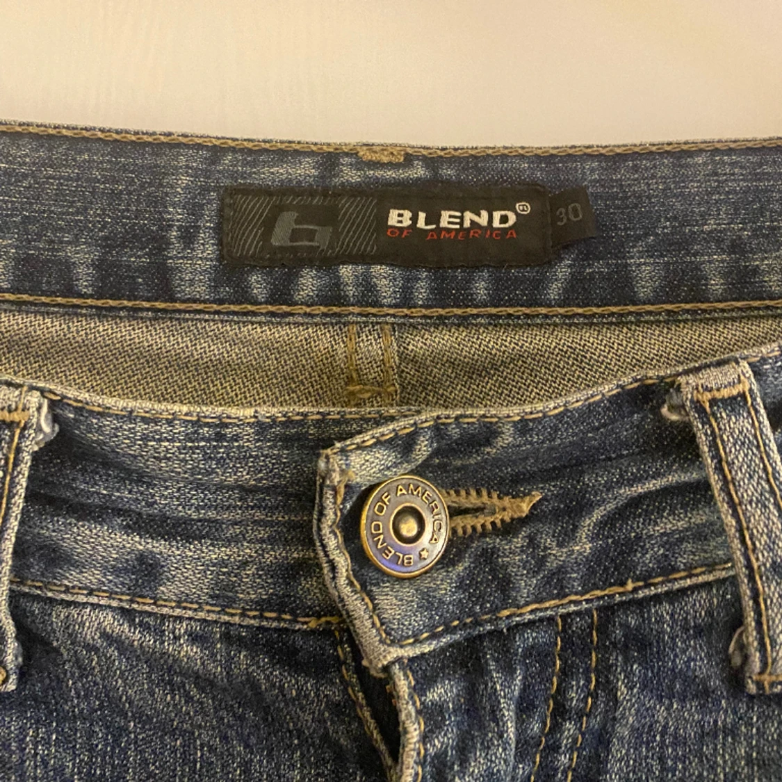 Lågmidjade bootcut jeans - 90