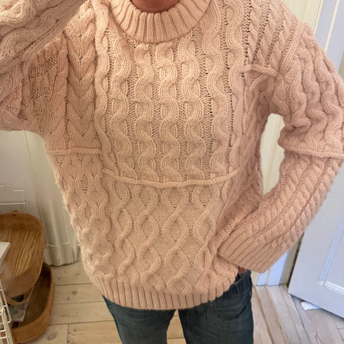 Superfin stickad tröja😍