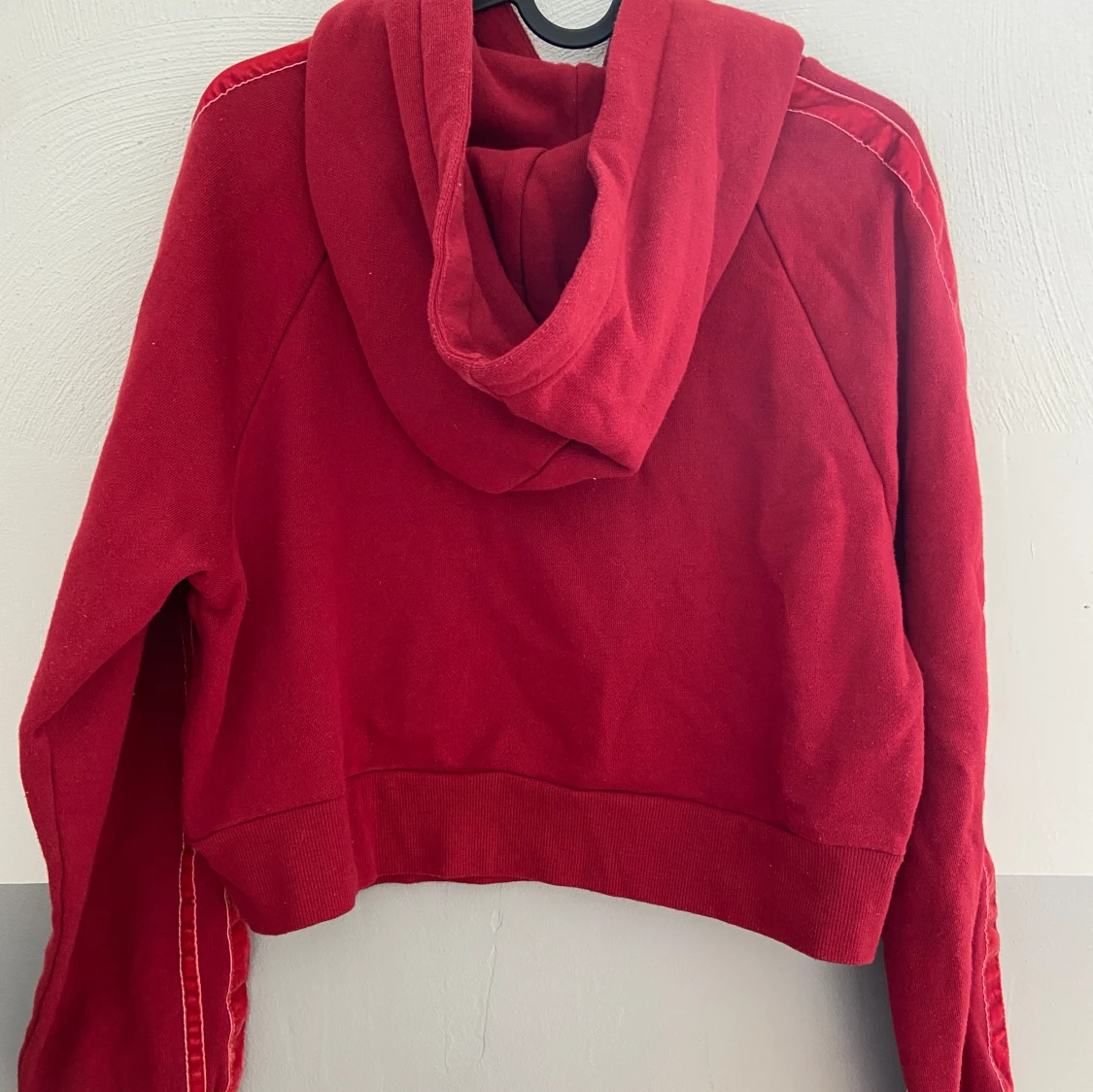 Röd Hoodie S - 90