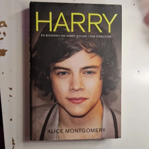 Harry styles bok - Aldrig läst, använts som dekoration. Skriven på svenska