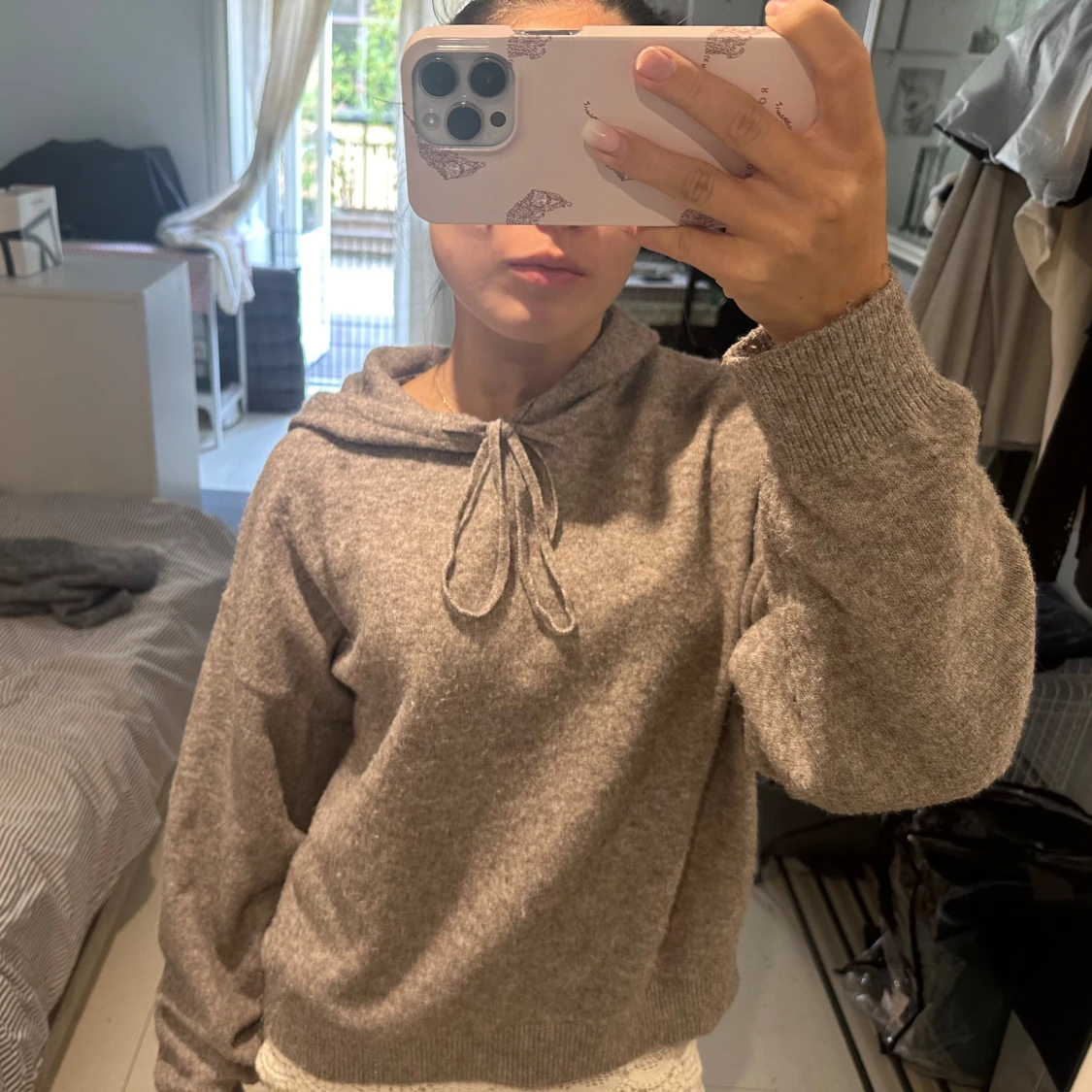 Mysig stickad tröja 