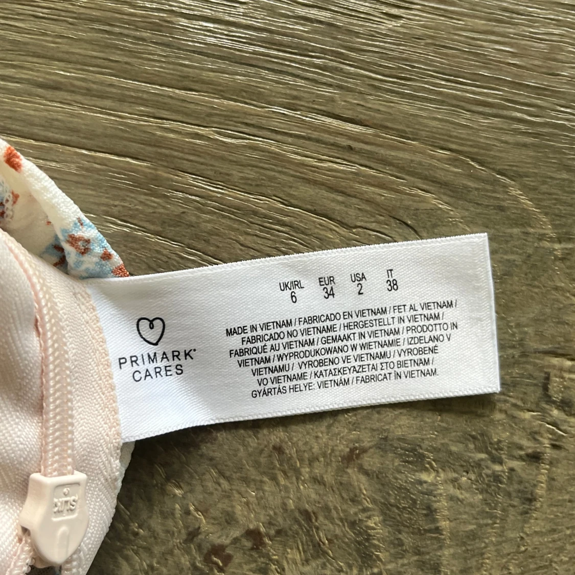 Vit blommig croppad topp / blus - 93