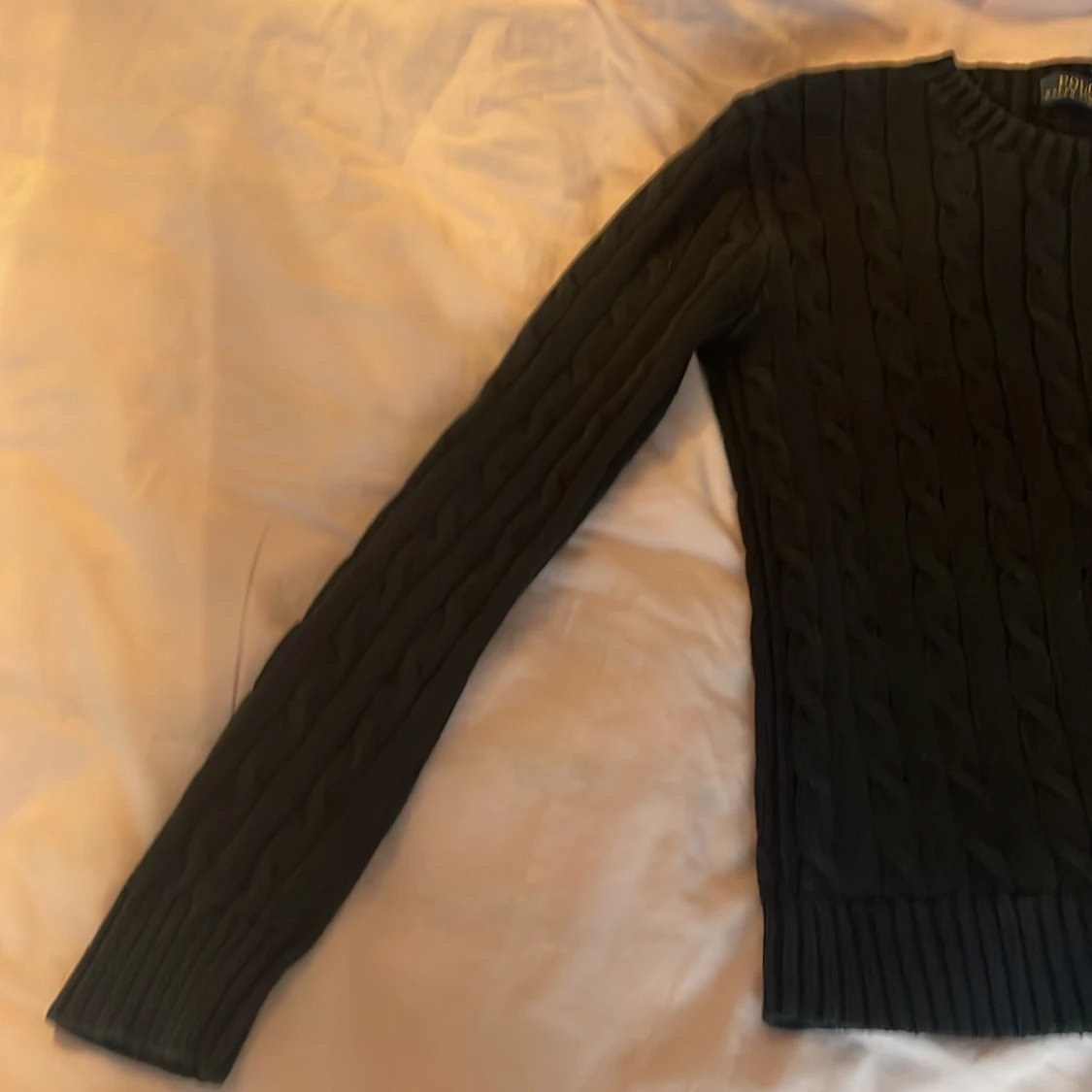 Svart polo tröja - 90