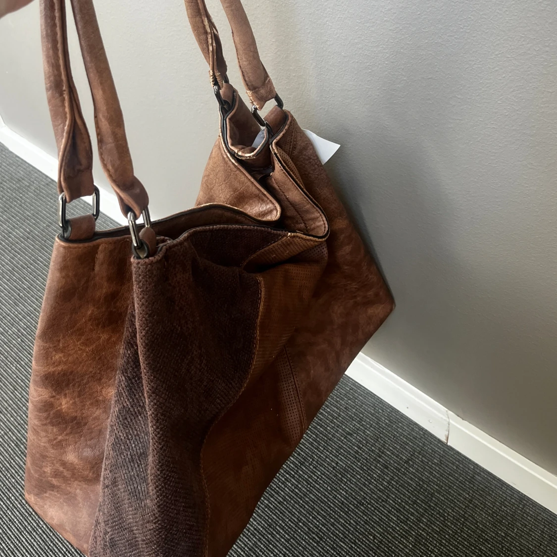 Fin brun väska - 91