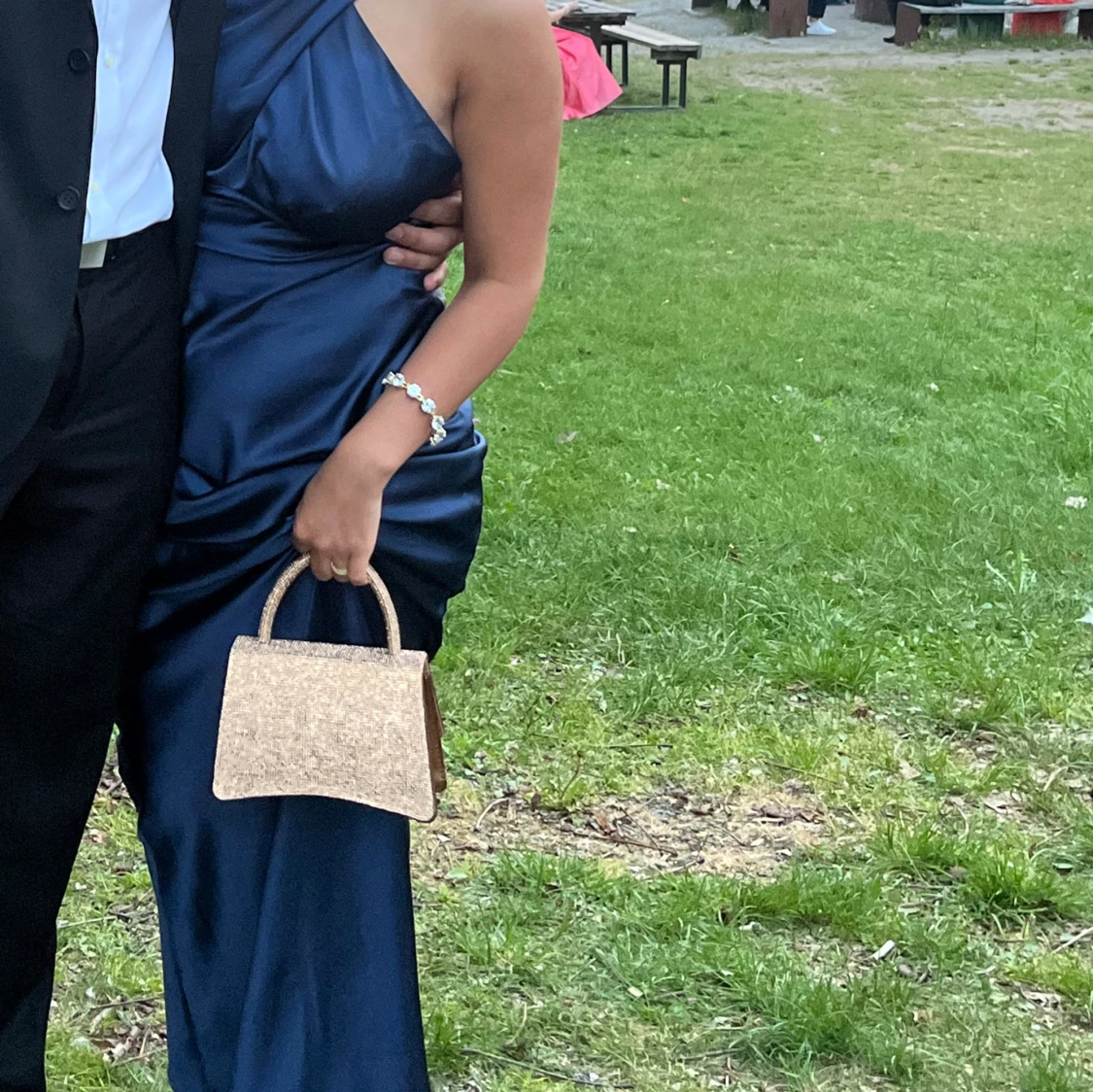 En super fin blå Maxi klänning