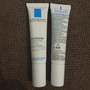 LaRochePosay Toleriane sensitive creme - LaRochePosay Toleriane sensitive creme 2×15ml oöppnade , protective, soothing moisturiser  Båda för 60kr