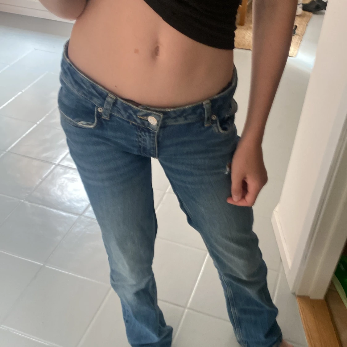 Lågmidjade jeans - 90