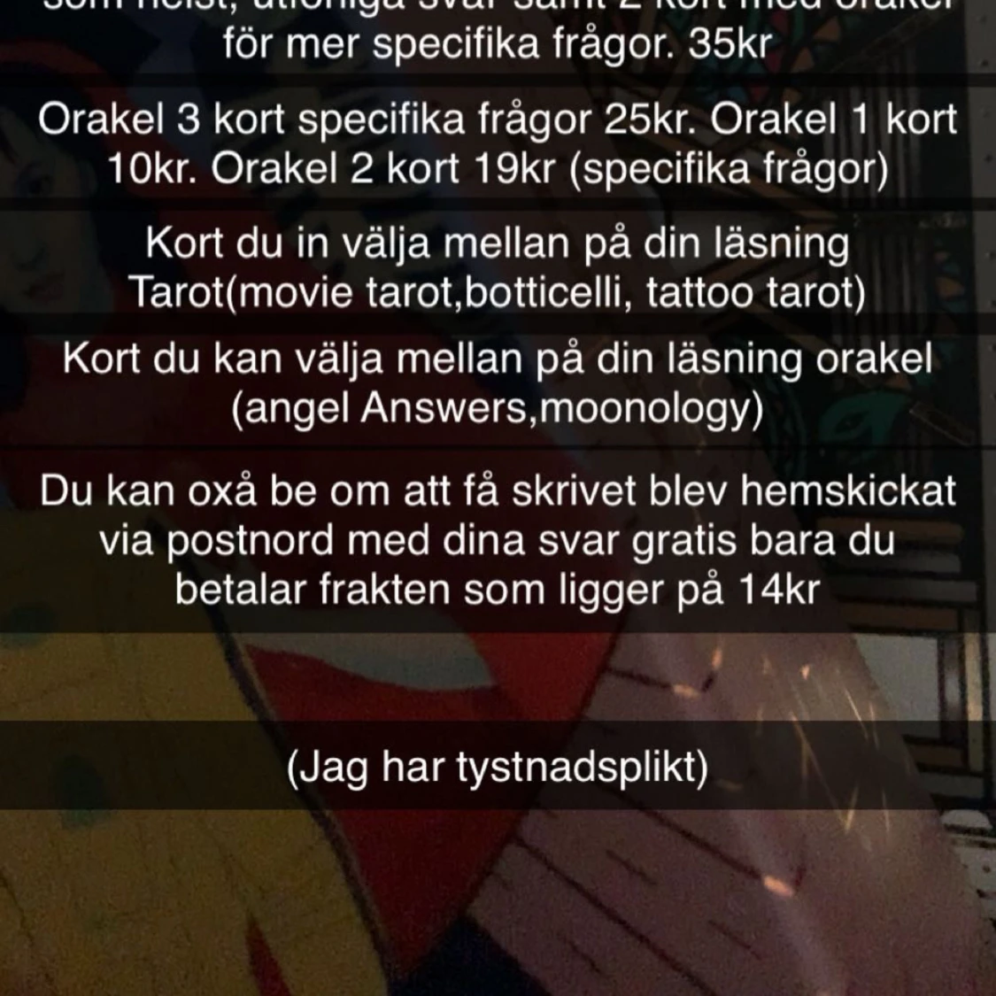 Läsningar tarot samt annat! - 34