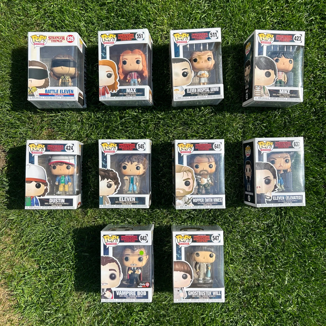 STRANGER THINGS - 10 st vinylfigurer