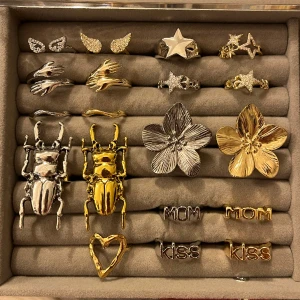 Ring Stor stjärna + Mini stjärnor - 🤍