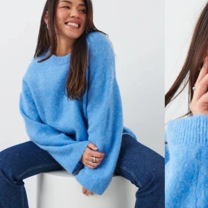 Gina tricot stickad tröja  - Intressekoll på denna riktigt snygga stickade tröja från Gina tricot  Slut såld överallt 💙 Knappt använd då jag fick den i julas ⭐️