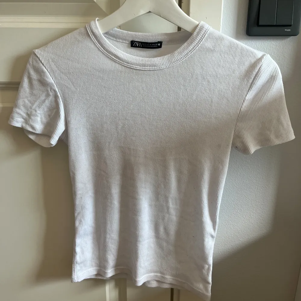 Basic t shirt från Zara storlek S knappt använd . T-shirts.