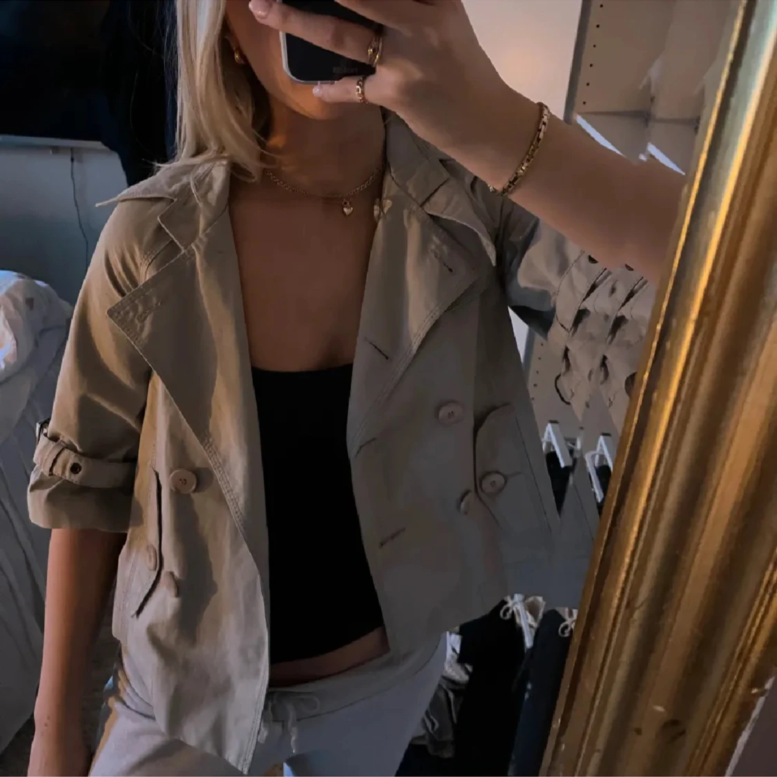 Trekvartsärmad jacka - 90