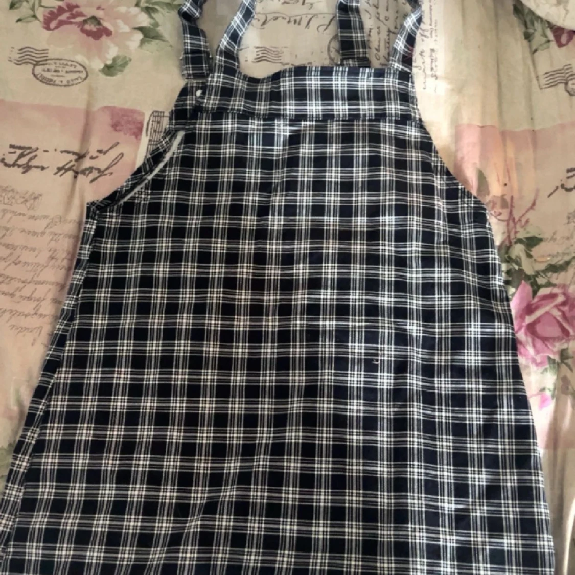 Rutig klänning  - 90