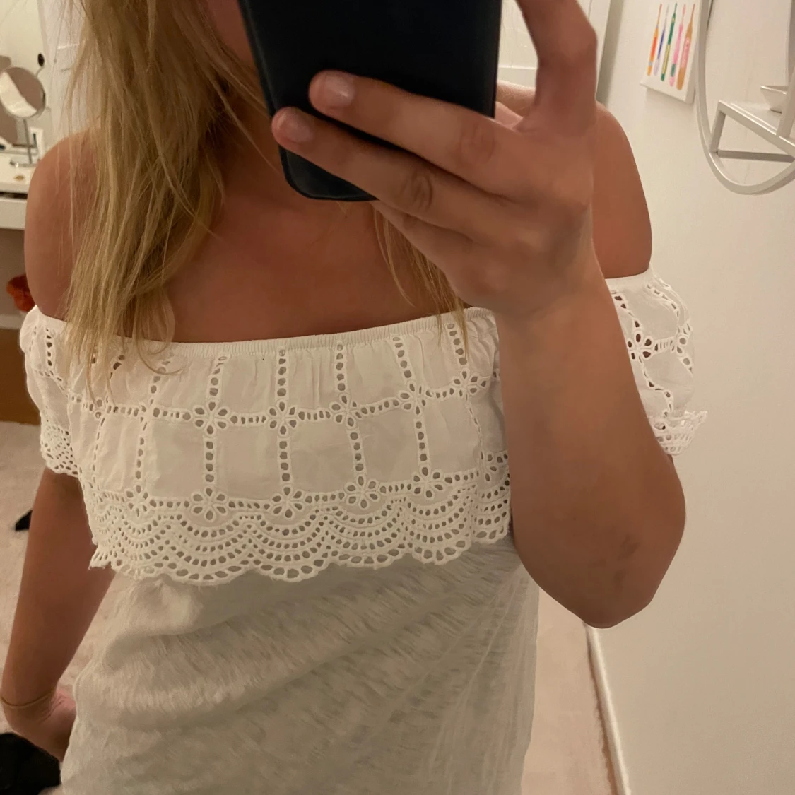 Off shoulder sommartopp - 90