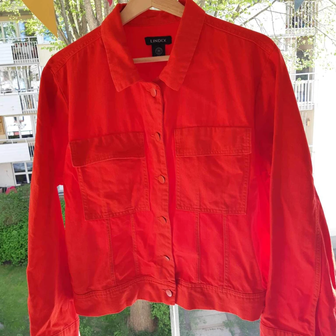 RÖD JEANS-JACKA 💖💖