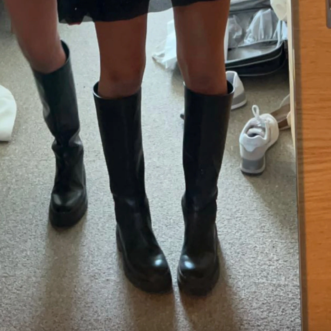 svarta stövlar 