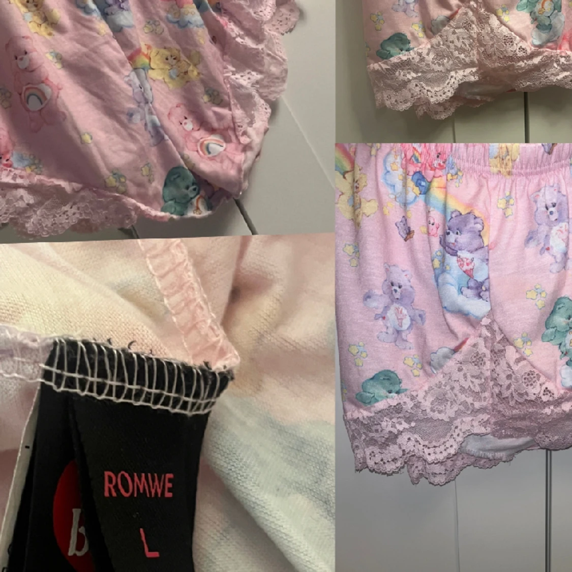 carebears pyjamas shorts Romwe stl L - 90