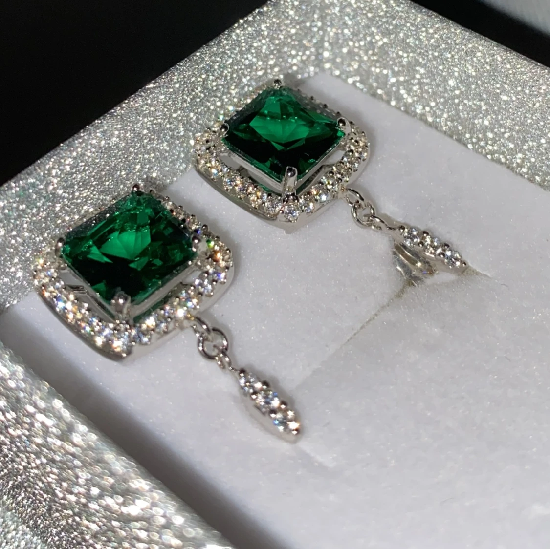 Äkta silver örhängen  - 90