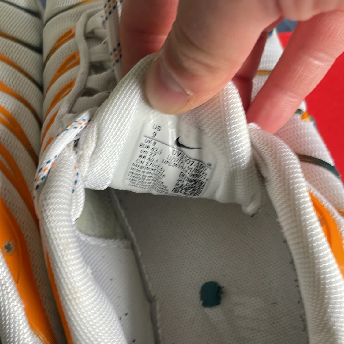 NIKE TN Vit/Gul/Blå - 92