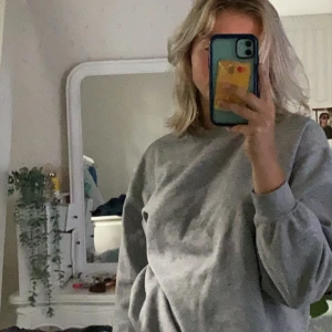 Grå sweatshirt  - Grå sweatshirt st XS bra skick🥰