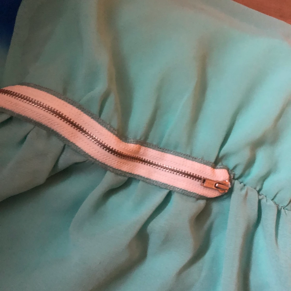 Lång ombre blå klänning från Nelly - 91