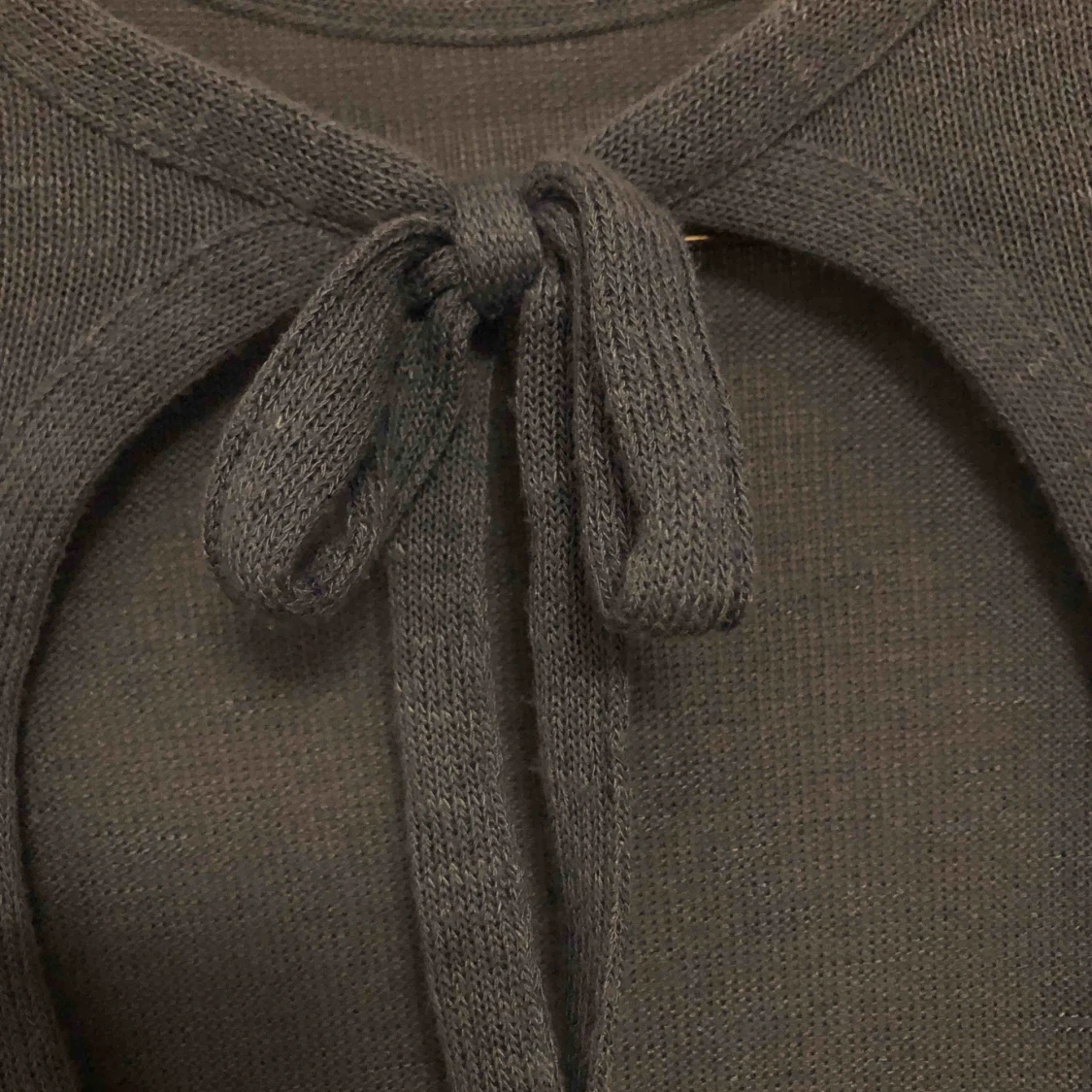 Skön långärmad blå tröja  - 91