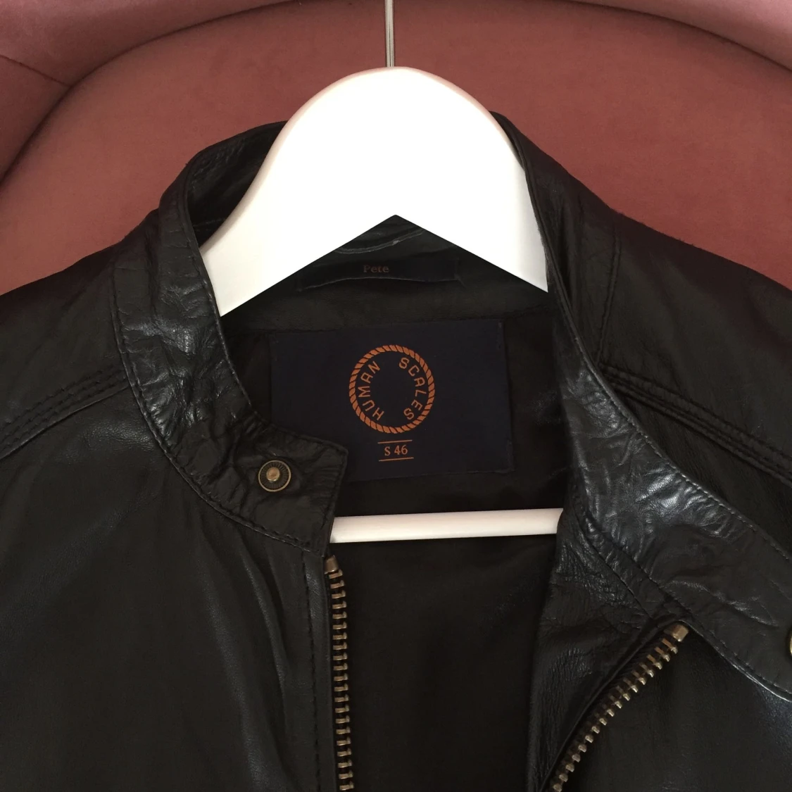 Human scales 46 läderjacka - 91