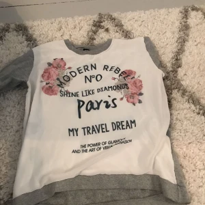  - Långärmad tröja köpt i Paris för flera år sedan, hamnade i min garderob och glömde bort den. Använt kanske 1 gång. Perfekt skick förutom ett hål vid sömmen på höger sida (orsakad av min katt, se bild 3)