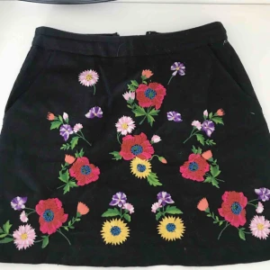  - Broderad kjol från topshop! Fickor både fram och bak, aldrig använd