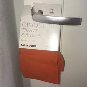 Oranga tights från Italien, storlek S