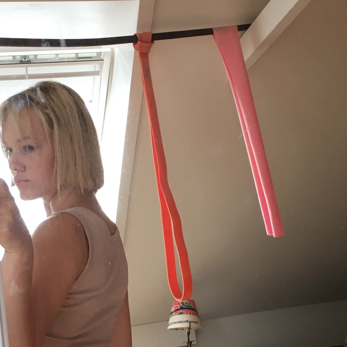 Vanligt beige linne  - 90