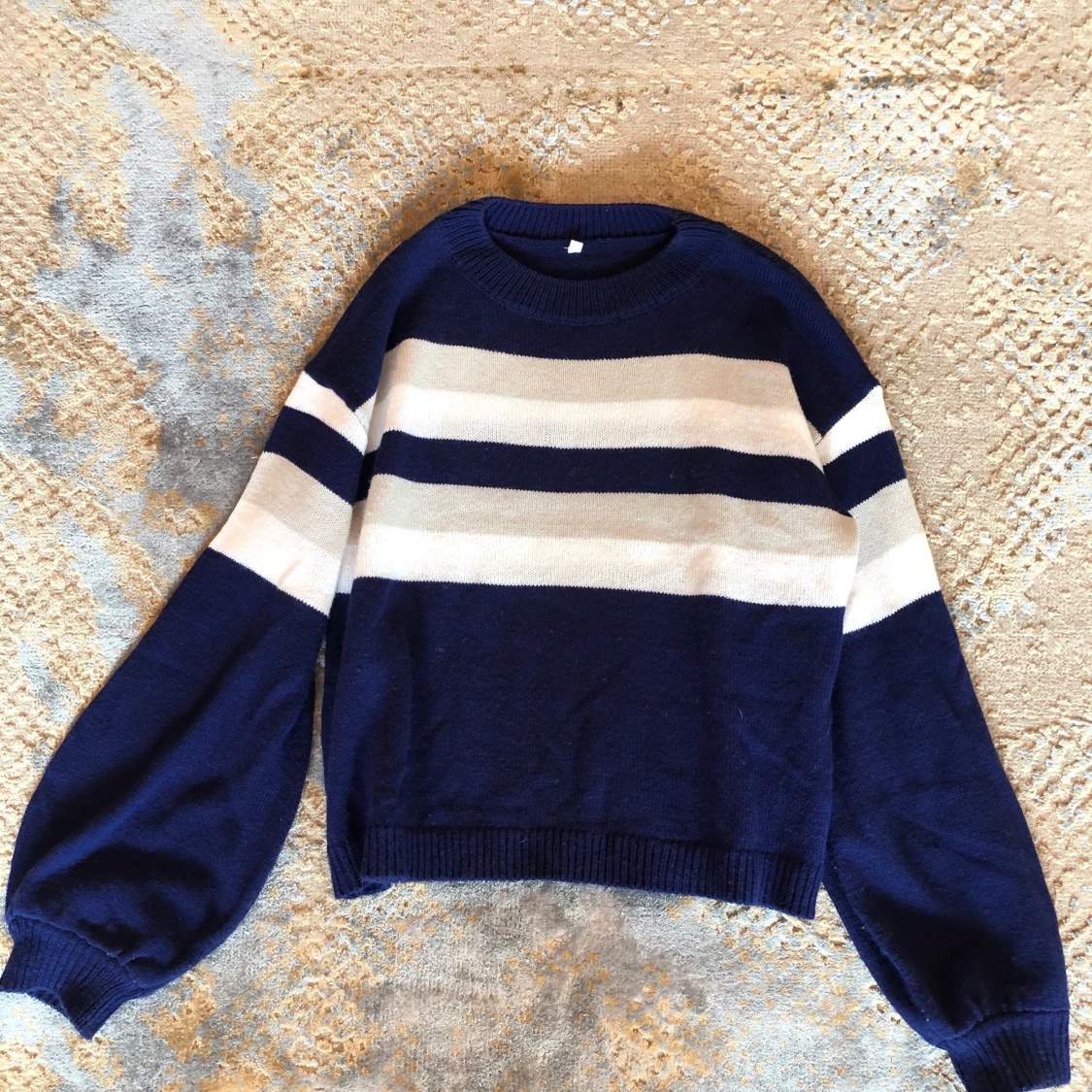 Blue stripped sweater