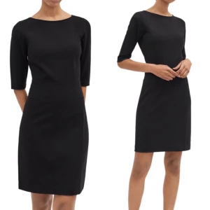  - Fitted Jersey Dress Black” från Filippa K. Googla för fler bilder. Varsamt använd, fint skick. Nypris 1199:-   75% Viskos 25% Polyamid 5% Elastan