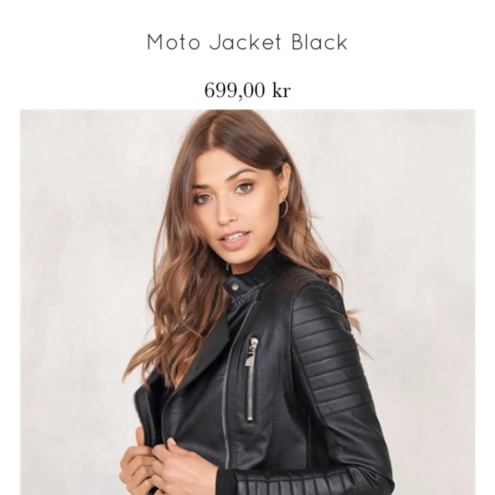 Chiquelle populära moto jacket nu till salu. Köpt i april men fick aldrig chansen att använda den då den är liten i storleken. Frakt: 79kr vid frågor kontakta mig:). Jackor.