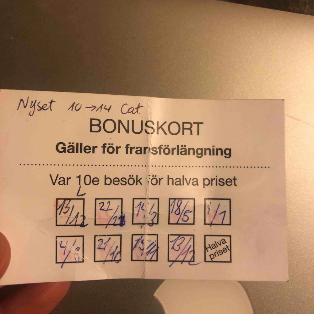 Bonuskort på foxynails i Göteborg  Plick Second Hand