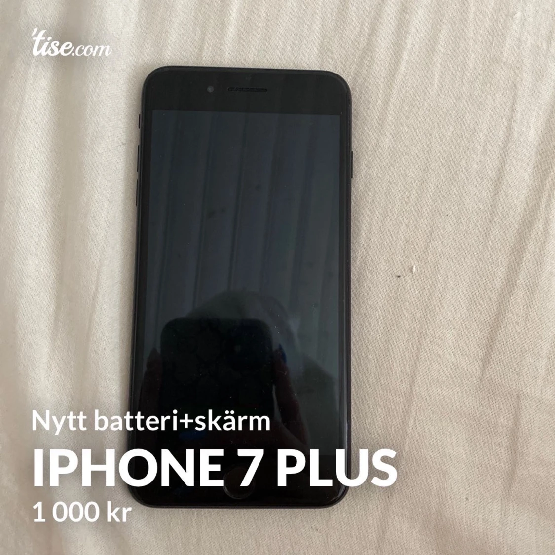 iPhone 7 Plus gagatsvart 