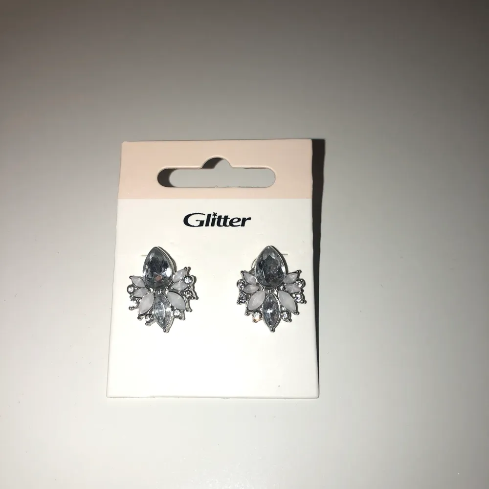 Lite festliga silver örhängen från glitter. Ej använda ändats testade säljer då jag inte använder smycken. Jag står för frakten🎀. Accessoarer.