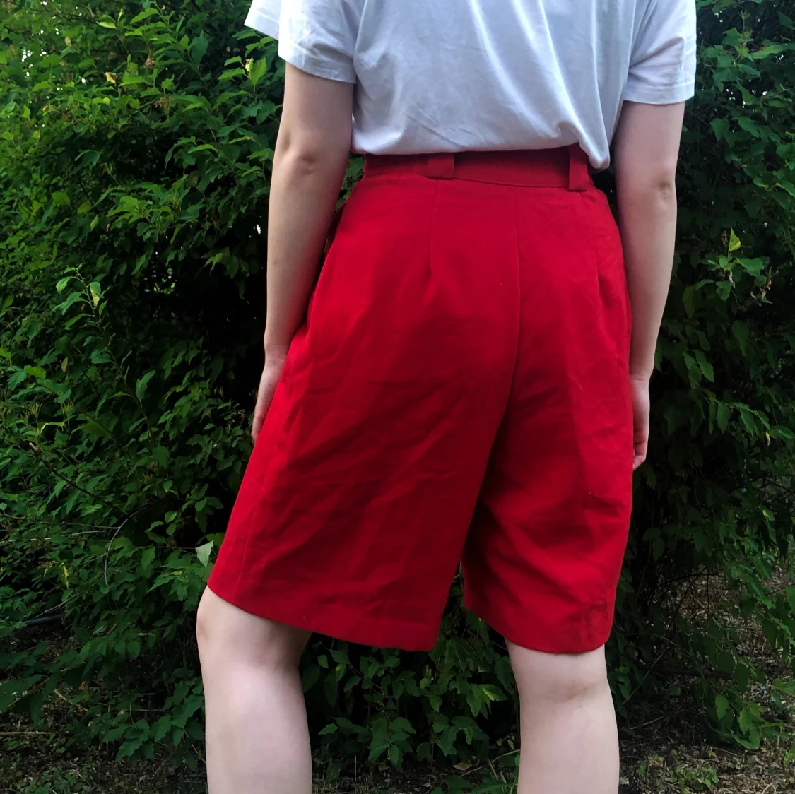 Röda retro shorts - 91