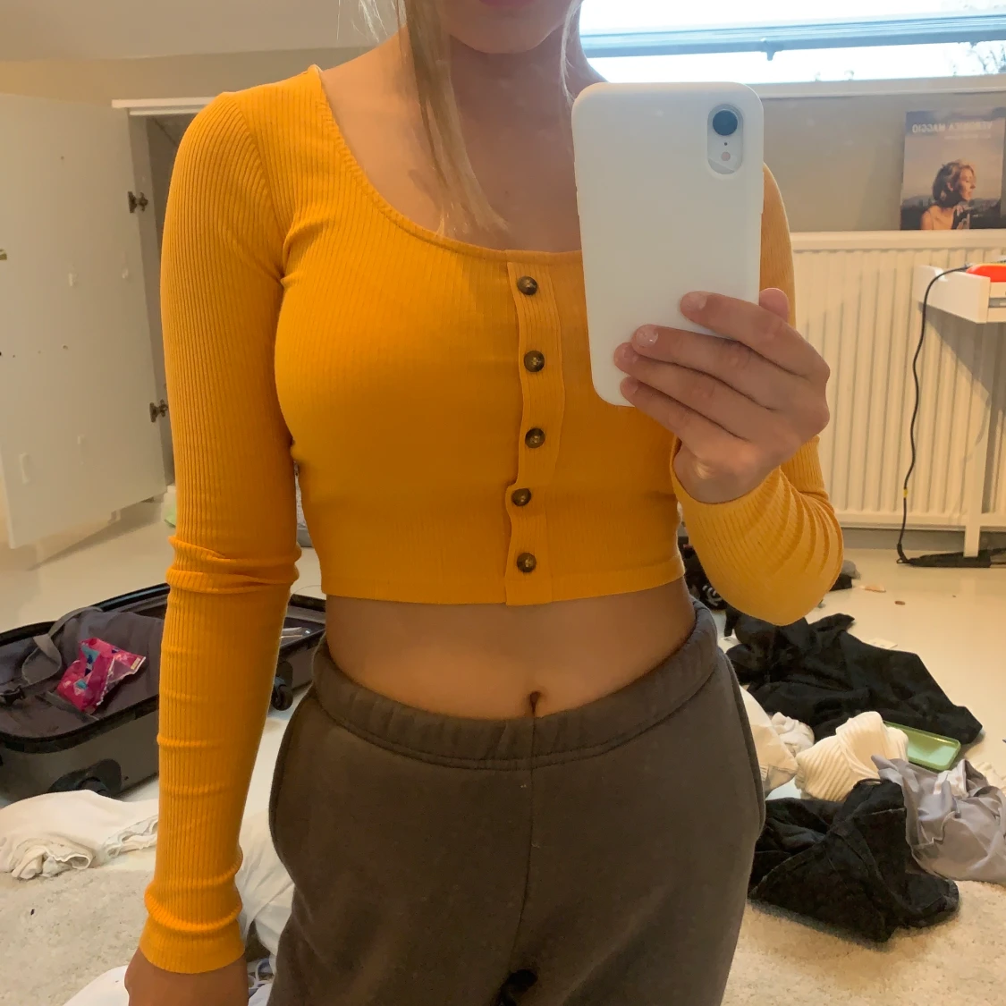 Senapsgul tröja - 90